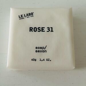 Le Labo Rose 31 Cream Soap One Bar